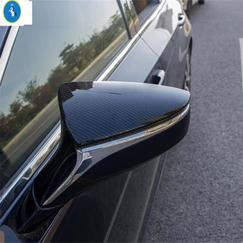 Вратата на Огледалото за обратно виждане Украса във формата на Миди Капак Завърши Подходящ За Lexus ES 2018-2022 Хром/карбон Външен Комплект за ремонт
