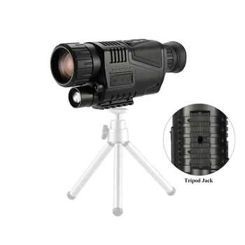 Външен Инфрачервен Дигитален Монокуляр За Нощно Виждане За Лов На 200 М Преглед На 8-Кратно Увеличение Оптични Дигитални Телескопи Уред За Нощно Виждане