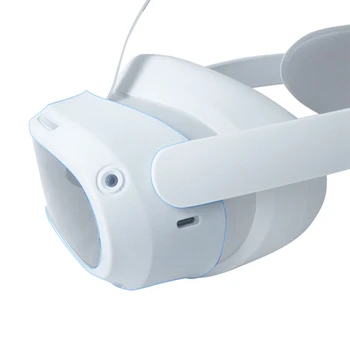 Герметизирующая Светлинна Изтичане на Предна Капачка Предпазна Подложка За Очите Предна Капачка За Аксесоари Pico 4 VR Бял