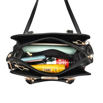 Дамски чанта От Изкуствена кожа, Новост 2020, Дизайнерски Модни Чанти За Рамо с Голям Капацитет, Ежедневна Чанта, Прости чанти с горната дръжка