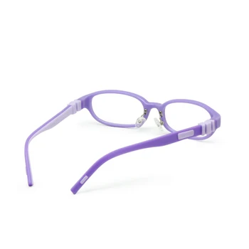 Детски Очила С Гъвкави Плоски Лещи Размер на 49 мм, Детски Силиконови Очила TR90 Очила За Тийнейджъри Нечупливи