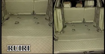 Добро качество! Специални автомобилни постелки за багажник за Toyota Land Cruiser 80 1998-1890 7 места трайни килими за багажник на карго подложка за LC80 1994