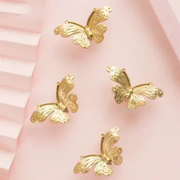 Дръжки на вратите на Гардероба за Гардероб Лека Луксозна Златна Пеперуда Латунная Дръжка на Чекмеджето на Шкафа се Дърпа и Дръжки Мебелни Дръжки Декор