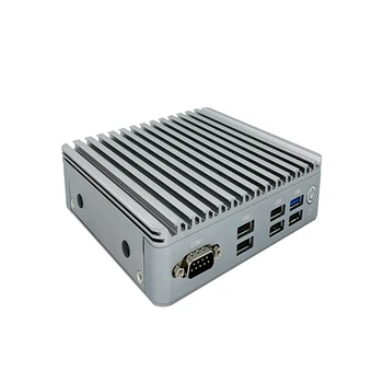 дънна платка win 10 pro Nano-ITX 12 *12 с малък форм-фактор на модулен вграден 6 USB мини КОМПЮТЪР с GSM