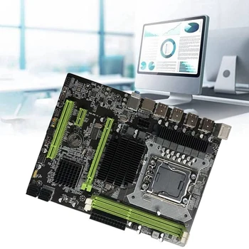 Дънна платка X58 LGA1366 дънна Платка на вашия компютър Поддръжка на процесора от серията XEON X5650 X5670 Поддръжка на видео карта RX с процесор X5660