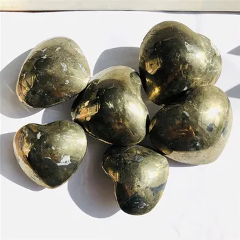 Естествен кварц народни занаяти ада кристали във формата на сърце лечебни камъни