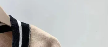 Жена Пуловер С V-образно деколте, В Ивица, Метални Копчета, Без Ръкави, Пролет-Есен 2021, Нова Госпожа Модерен Вязаный Жилетка