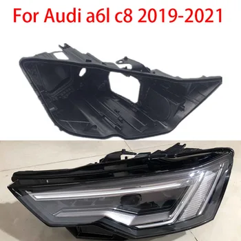 За Audi A6L C8 2019-2021 Корпус Фарове C8 Led Ксеноновый Осветително Тяло Лампи Пластмасова Основа Корпуса Фарове