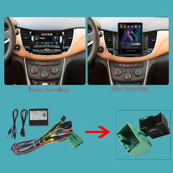 За Chevrolet Trax 2017-2022 8 GB 128 GB Tesla Стил на Автомобила Интелигентна Система Android, Всички в един Мултимедиен плейър, Радио, GPS, Стерео