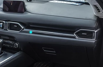 За Mazda CX-5 CX5 2017-2021 автоаксесоари ABS Хромирана Централна конзола Вътрешна Таблото Около довършителни работи