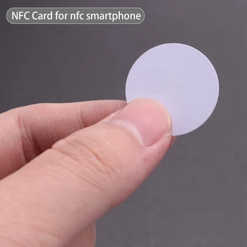 За NFC етикети Ntag215 празни NFC-карта за монети от PVC, съвместими с всички мобилни телефони и устройства с поддръжка на NFC (30 бр.)