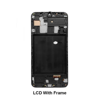 За Samsung Galaxy A30S A307F LCD сензорен дисплей, Дигитайзер, в събирането, Дисплей За Samsung A30 SM-A30 A305, екран с рамка