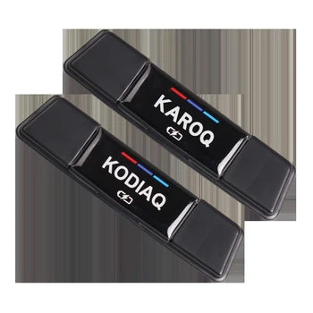 За SKODA KODIAQ и KODIAQ GT 2017-2022 Високо качество ABS заден USB антиблокирующий и водоустойчив защитен калъф, цветно ЛОГО