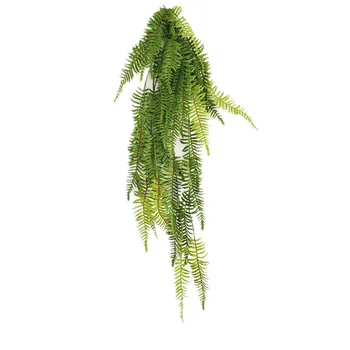 Изкуствено зелено растение персийски лист стенен папрат трева стена сватба градина, хотел коледен декор