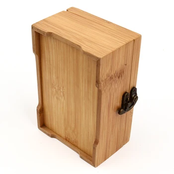 индивидуални дървени кутии за бижута Кутия За Съхранение Елегантна кутия за Подарък Кутия за Бижута Разни Грим Органайзер Щампи Бамбук Еко-Контейнер