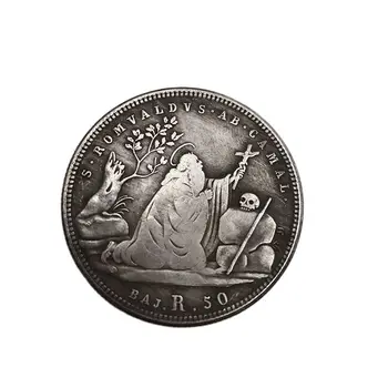 Италия 1834 Възпоменателна Монета Байокки - Григорий XVI Сувенири Събиране на Монети за Декорация на Дома Занаяти Украса на Подарък