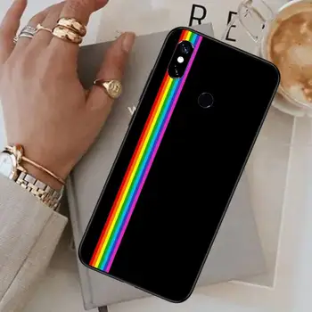 Калъф за телефон Rainbow Gay Lesbian LGBT Гордост за Xiaomi Redmi note 7 8 9 pro 8T 9S Mi Note 10 Lite pro