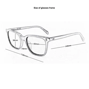 квадратни маркови оптични очила в рамки мъжки слънчеви очила при късогледство компютърни очила по рецепта на рамки за очила за жени очила