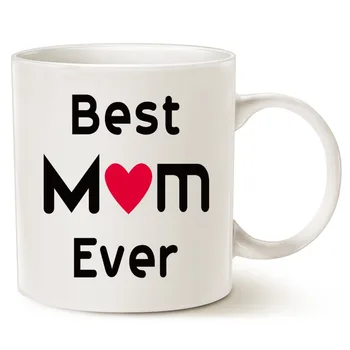 Коледни подаръци за най-добра кафеена чаша за мама - най-Добрата майка Някога - Уникална Идея за Подарък за Коледа или рожден Ден за мама Мама Мама Мама Порцелан