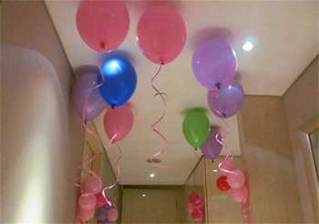 Коледни Сватбени аксесоари 30-ярдовые панделка от балони на Сватбени балони-веревочная лента за парти по случай рождения Ден на панделка от балони на Нов годab219