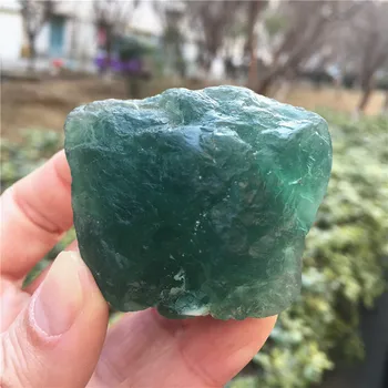Красив Естествени Зелени Кристали Флуорит Груб Камък Проба Клъстер Crystal Rock Камъни Оригиналната Проба Минерал