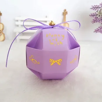 креативната кутия шоколадови бонбони изискан топка Хортензия бонбони сватбен банкет сватба и парти висококачествен кесия за бонбони