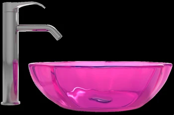 Кръгла мивка Съда Плот смола баня модни боядисана с Мивка RS38322-460