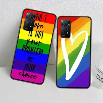 Лесби ЛГБТ Дъга Ново Калъфче За Телефон Xiaomi Redmi K40 Pro 10 Prime 10A 10В 10X9 9А 9В 9T 8 8A 7 7A 6 6A S2 K30 K20 Калъф
