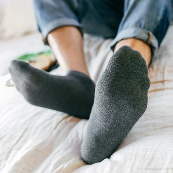 Летни Бизнес Памучни Чорапи за Мъжете, Дишащи Меш Абсорбиращи Потта Мъжки Чорапи на Глезените