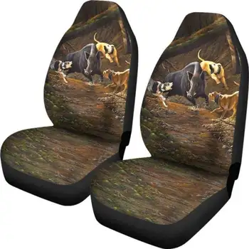 Ловен Камуфляжный Калъф за столче за кола, Комплект от 2 Универсални Защитни Покривала за Предните седалки