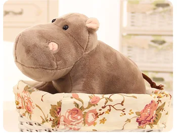 малки сладки плюшени хипопотами играчка нова имитация на хипопотами кукла подарък от около 25 см 2997