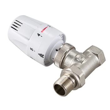 Месинг Термостатичен Радиаторный Клапан Директно Тип С Автоматична Регулация на температурата Клапан за Подгряване на Пода