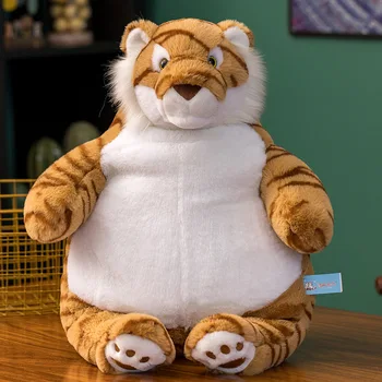 много прекрасни дебел играчка тигър мека прегръдка ленив тигър възглавница кукла подарък от около 80 см