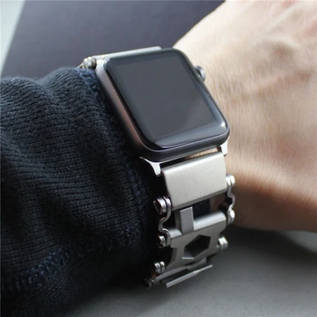 Многофункционален Гривна Каишка за Apple Watch Band Ultra 8 7 6 SE за Samsung Galaxy Watch 20 мм, 22 мм и Каишка за Часовник Отвертка, Инструмент