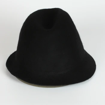 Модни топли зимни шапки в Европейския винтидж Стил, филц вълнен Филц шапки За Дами и мъже