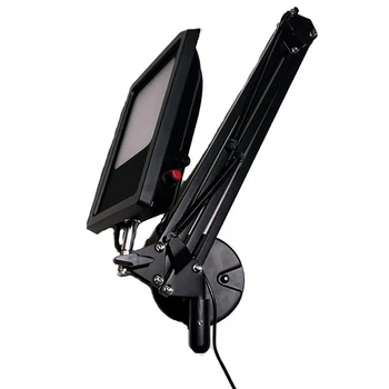 Монтиране на стена за стрели, с кръгла плоча и крепежным държач за микрофонной багажник, стойки за мобилен телефон, стойки за уеб камера