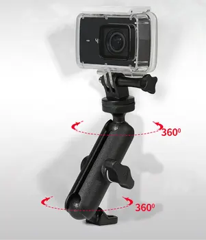 Мото Волан Огледало за употреба За GoPro Druable Поставка Подкрепа ЗА Kawasaki z750 z900 z800 z650 ninja zx6r 300 ninja 250r