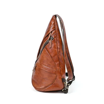 Мъжка чанта-месинджър BOLAIER, чанта-месинджър в стил Колеж, ретро, чанта на едно рамо, раница, две в едно, однотонная Луксозна Кожена мъжка чанта, Кожа
