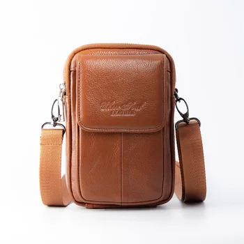 Мъжка чанта през рамо от кожата, Британски Случайни Модерен Стил, висок Клас Дизайн, богат на функции за по-Голям капацитет