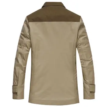 Мъжки памучен ежедневни яке-ветровка 2021, пролет-есен нова яке за татко, връхни дрехи
