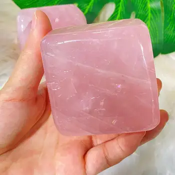 Натурален розов кристал със свободна форма лечебната енергия Рейки скъпоценен камък украса комнаты150-180г