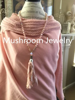 Неподправеното колие пискюл коприна Сари естествени перли на огърлица от перли Фрешватэ за жени