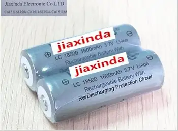 НОВ 18500 1600 mah 3,7 На акумулаторна литиева батерия за зареждане на Литиево-йонни батерии
