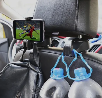 Нов Автомобил Многофункционален Държач за мобилен Телефон с плетене на една Кука в задната част на Седалката за Toyota Camry Highlander RAV4 Crown Reiz Corolla, Vios Yaris