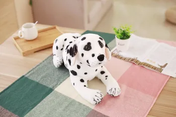 нова имитирующая плюшен точков играчка за кучета, зад кукла-далматинци, подарък за около 45 см