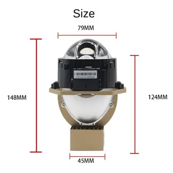 Новата Автомобилна LED Фаровете Jg8 Smart Laser Lens Headlamp Инсталация Без Загуба