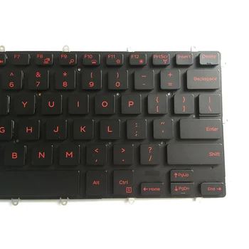 Новата американска Червена/бяла Клавиатура ЗА DELL Inspiron 7370 7373 7570 7573 7472 7572 Английска клавиатура на лаптоп с подсветка