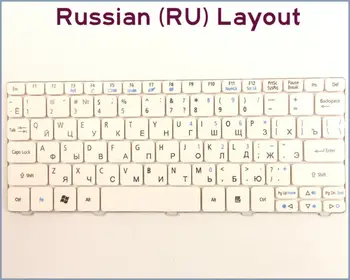 Новата клавиатура BG Руската Версия за лаптоп Acer Aspire One 937A 3005C 9Z.N3K82.01D NSK-AS01D 9Z.N3K82.01 Бял