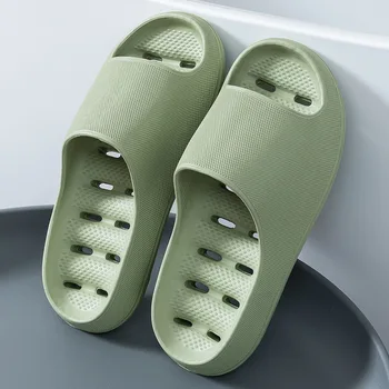 Нови мъжки чехли, нескользящие чехли за баня в дебела подметка, Летни домашни Дезодоранти за баня, сандали и чехли