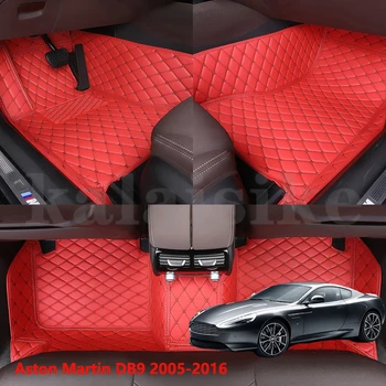 Обичай Автомобилни Постелки за Aston Martin DB9 2005 2006 2007 2008 2009 2010 2011 2012 2013 2016 вътрешна килими килими